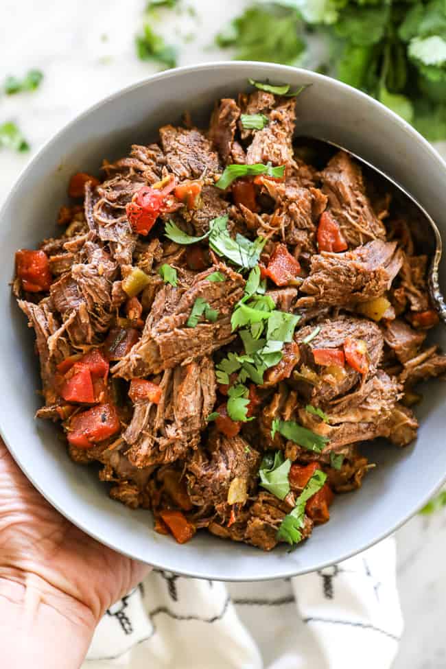Mexican Shredded Beef (Paleo, Whole30 + Keto) Instant Pot or Slow ...