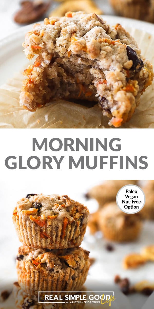 Morning Glory Breakfast Muffins  Paleo  Vegan   Nut Free option  - 22