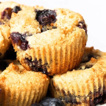 One Bowl Gluten Free Blueberry Muffins - 87