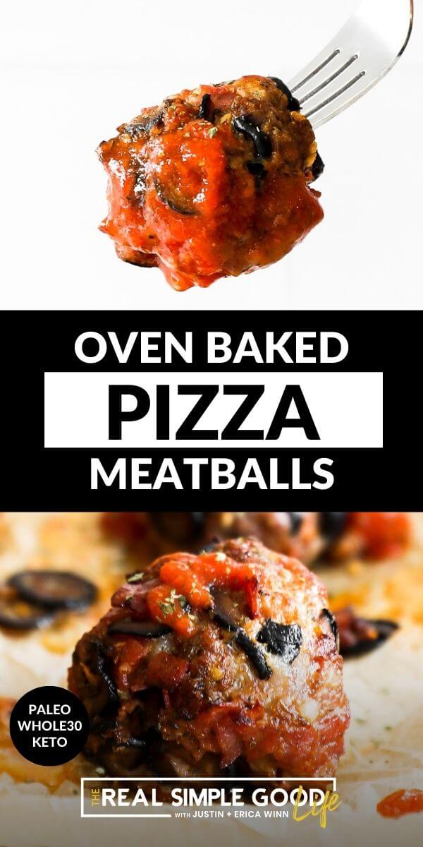 Oven Baked Pizza Meatballs - 13