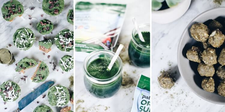 Looking for ways to sneak more greens into your day? We are sharing our new favorite hack - Paleovalley Organic Supergreens and 3 easy ways to use them!  #paleo #eatmoregreens #supergreens #nobake #paleovalleypartner | realsimplegood.com