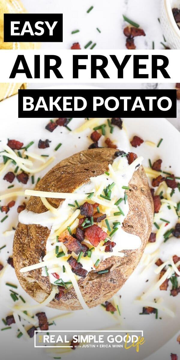 Perfect Air Fryer Baked Potatoes