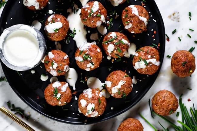 Pork Meatballs  Paleo  Whole30   Keto  - 39