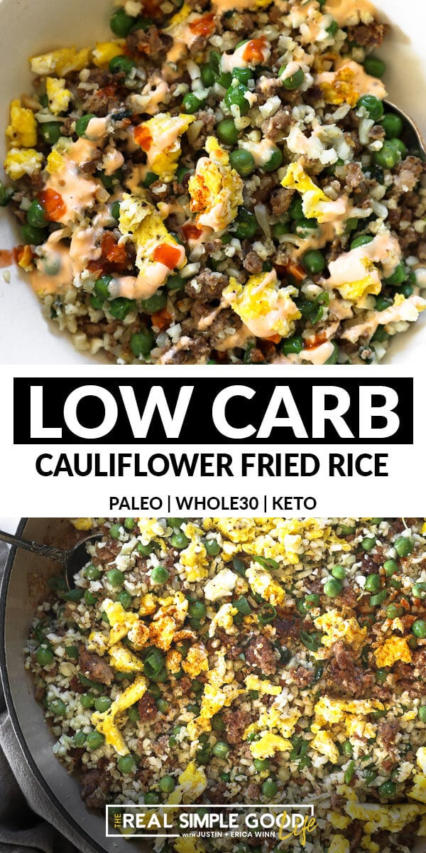 Quick, Easy Keto Cauliflower Fried Rice