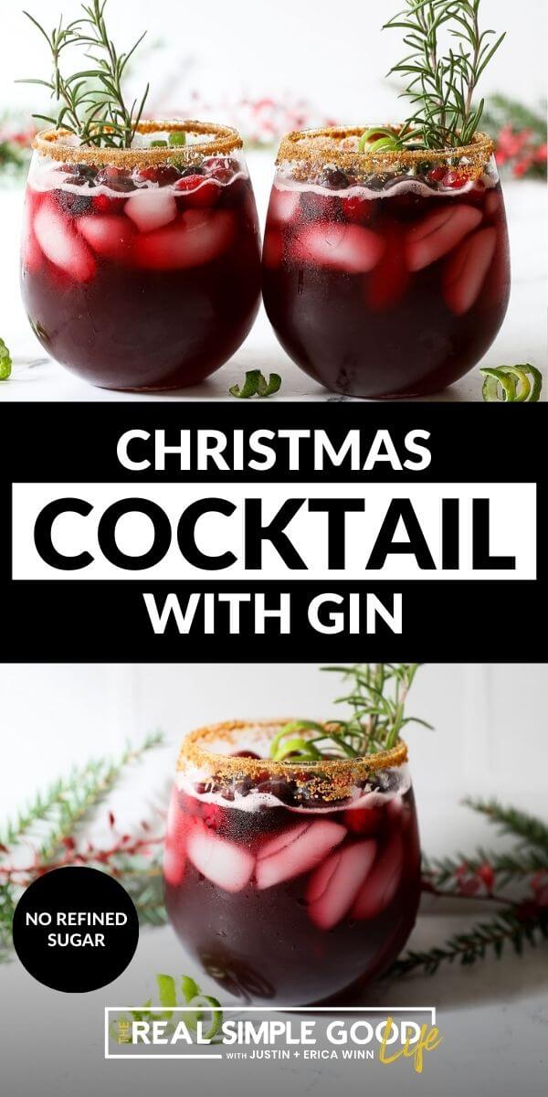 Red Christmas Gin Cocktail - 28