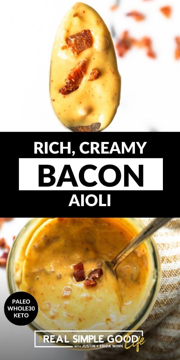Rich, Creamy Bacon Aioli Sauce