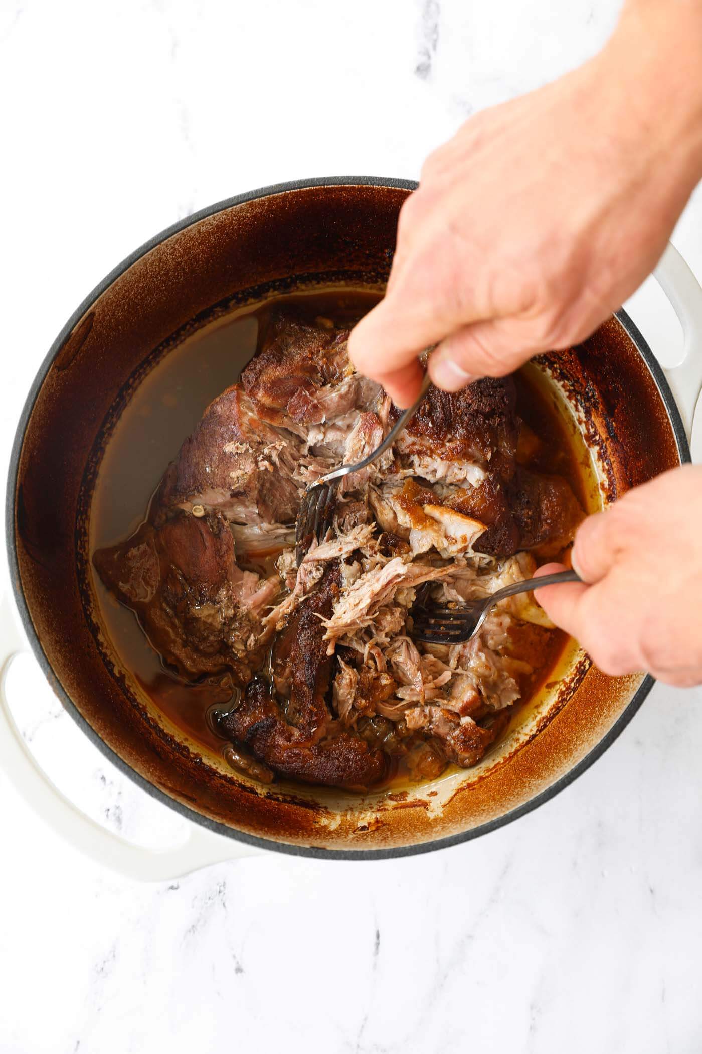 Dutch Oven Pulled Pork - Recipes From A Pantry