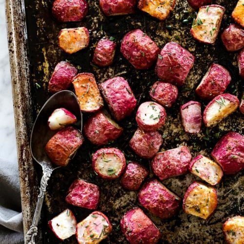 Ghee-Roasted Radishes