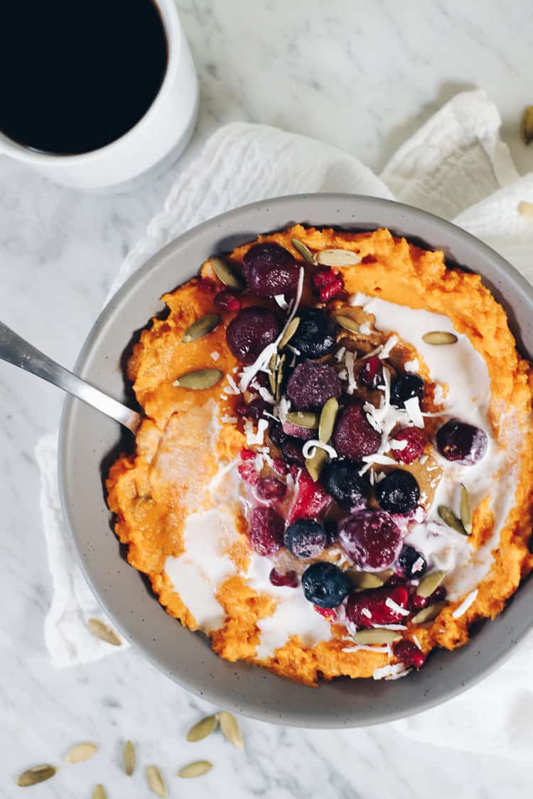 Simple Sweet Potato Porridge  Paleo  - 66