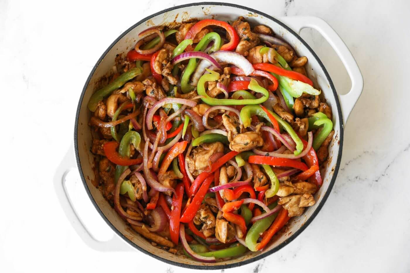 Sizzling Skillet Chicken Fajita Tacos Real Simple Good