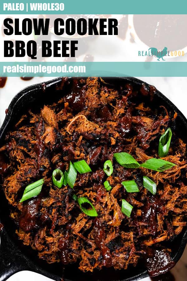 Slow Cooker BBQ Beef (Paleo + Whole30)