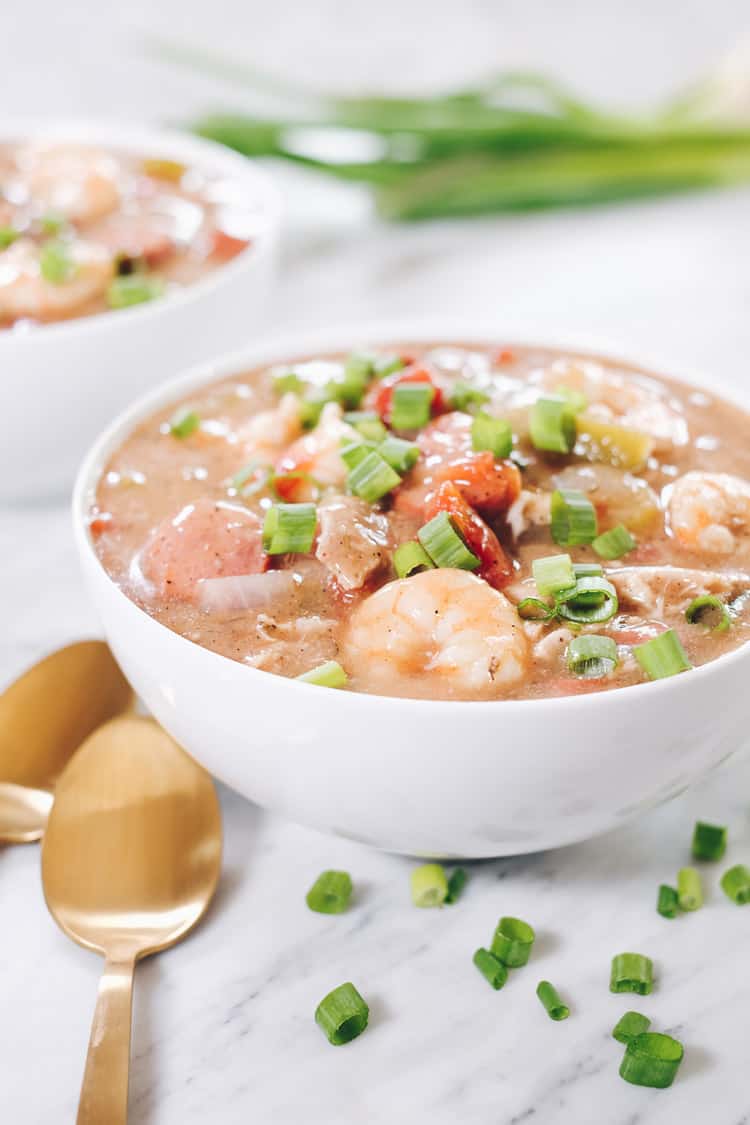 Slow Cooker Gumbo Recipe  Paleo  Whole30   Keto  - 29