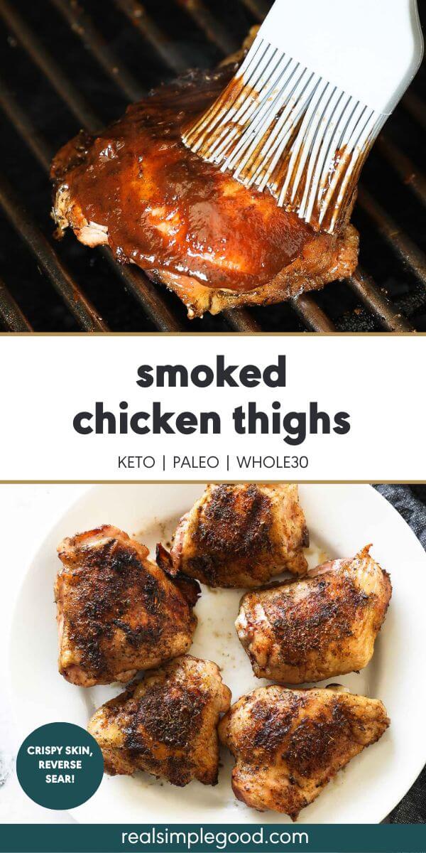 Smoked Chicken Thighs (Crispy Skin, Reverse Sear)