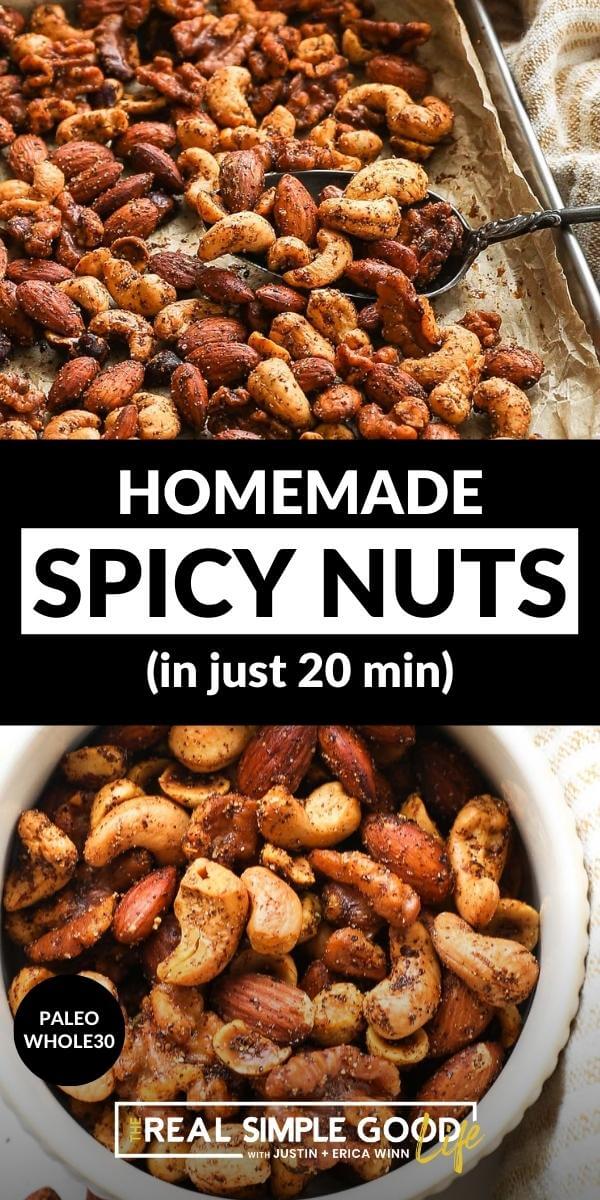 Homemade Spicy Nuts in 20 Minutes (Whole30)