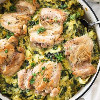 Spinach Artichoke Chicken Skillet  Paleo  Whole30   Keto  - 76