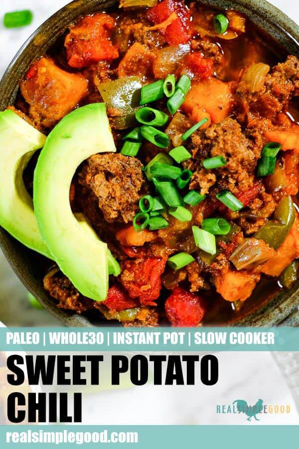 Instant Pot Beef and Sweet Potato Chili Recipe