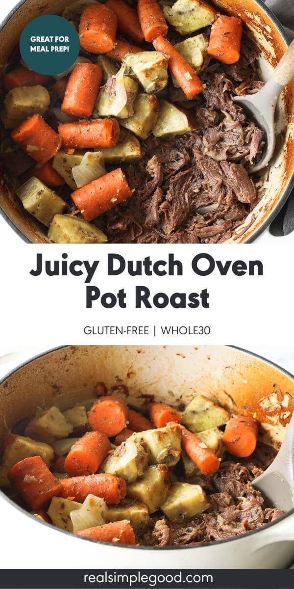 Tender (Juicy!) Dutch Oven Pot Roast