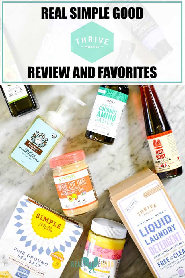In this honest Thrive Market review, we share some insight on potential savings, shopping tips and our Thrive Market favorites. Plus, we share our whole30 starter kit, favorites, pantry staples, healthy snacks, healthy treats, baking goods, home good and personal care products. | realsimplegood.com
#thrivemarket #healthyproducts #paleo #whole30