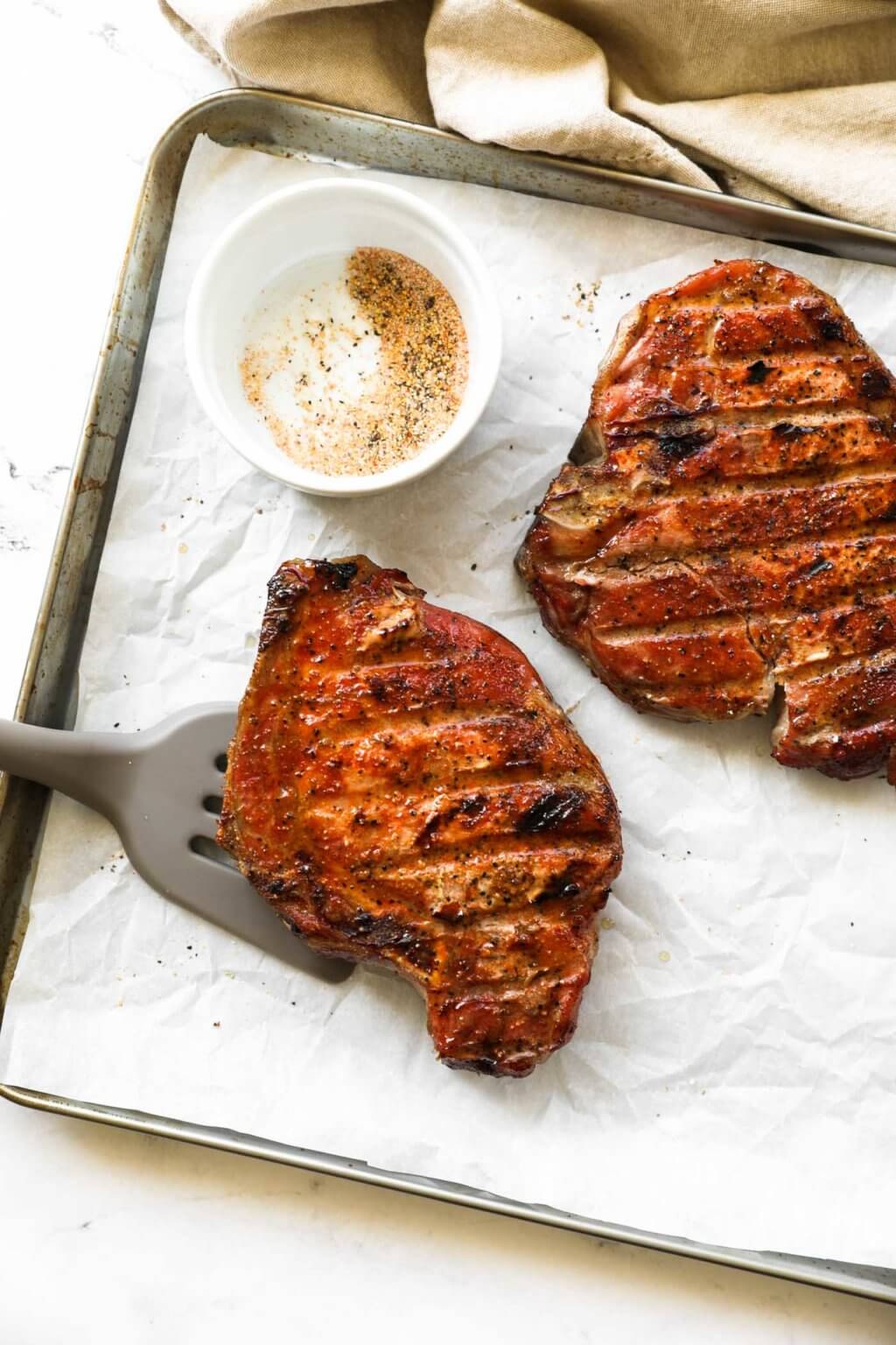 Easy Traeger Smoked Pork Chops (Reverse Sear) - Real Simple Good