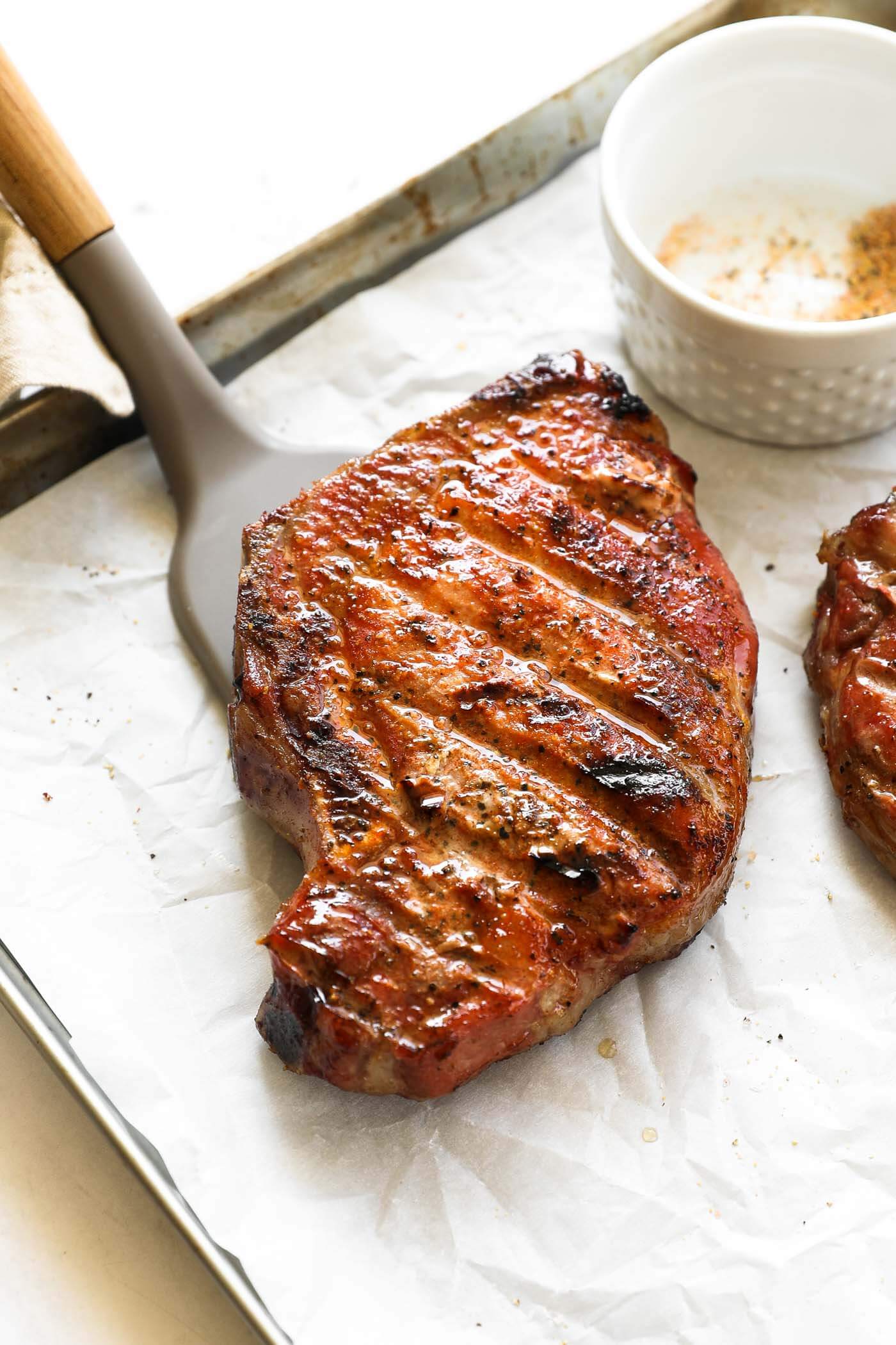 Easy Traeger Smoked Pork Chops - 4