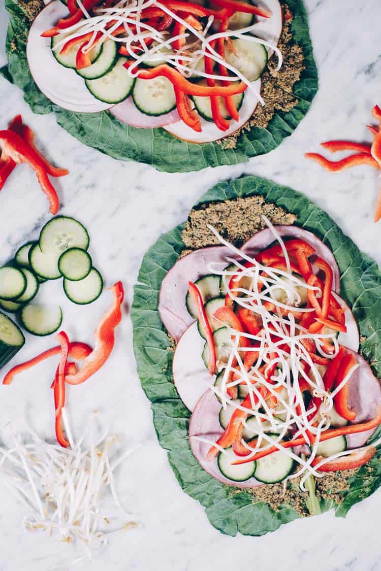 We love a tasty wrap recipe, and especially one that is both flavorful and filling. These turkey collard green wraps are exactly that - super delicious and satisfying, too! They are Paleo with options to make them Whole30 compliant too! #paleo #whole30 #easyrecipe | realsimplegood.com