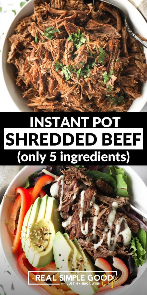 Versatile, 5-Ingredient Instant Pot Shredded Beef - Real Simple Good