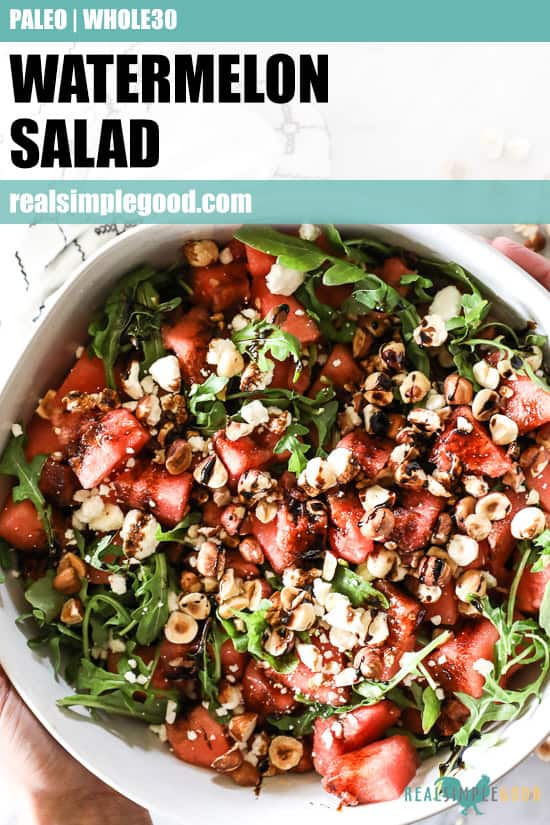 Watermelon Salad (Paleo + Whole30)