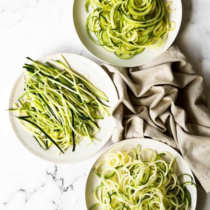 Zucchini Noodles - GetMacroEd How to make Zoodles